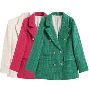 Blazer Turquesa Luxuoso